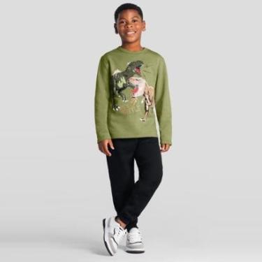 Imagem de Conjunto infantil menino de dinossauros Brandili-Masculino