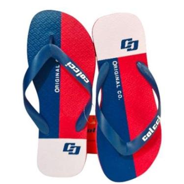 Imagem de Chinelo Colcci Masculino Azul Marinho Tricolor-Masculino