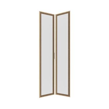 Imagem de Kit 2 Portas Reflecta para Guarda-roupa de Canto Reto Modular 95cm Jad