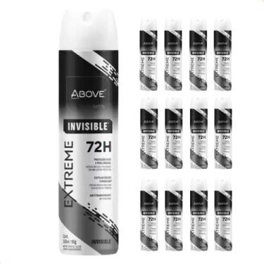 Imagem de Kit com 12 Desodorante Above Men Extreme Invisible 72h 150ml