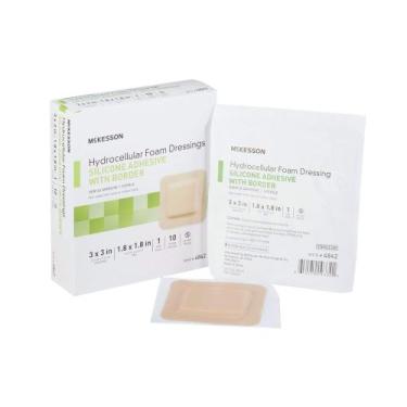 Imagem de Curativo McKesson Espuma Hidrocelular de Silicone 7,6x7,6 cm