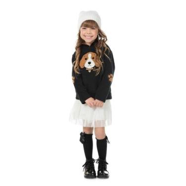 Imagem de Saia Tule Menina infantil Bika Kids, 02, Off white