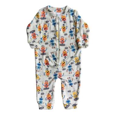 Imagem de Macacão Fleece Infantil - Dodarô, Branco, 02