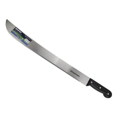 Imagem de Facão 20`` 62Cm Preto Caça Mato Esporte Afiado Camping Cabo