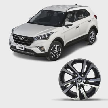 Imagem de Roda Aro 16 Hyundai Creta 2016 a 2021 RW6040 5 Furos 5x114,3 Calota Central Modelo Original