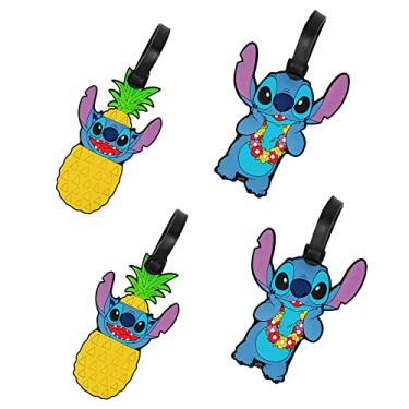 Imagem de Disney Lilo & Stitch Experiment 626 PVC Luggage Tags, Set of 4