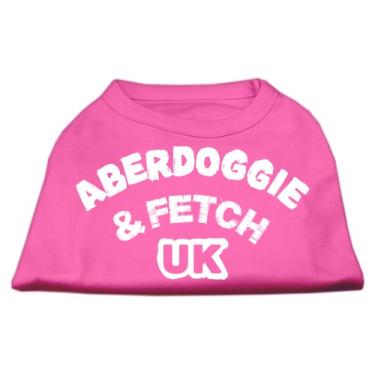 Imagem de Mirage Pet Products Camisetas Aberdoggie United Kingdom com estampa de tela de 50 cm, 3GG, rosa brilhante