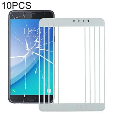 Imagem de HUANGYUNCHAO Acessórios telefônicos 10 PCS Front Screen Oter Lente de vidro para Samsung Galaxy C7 Pro / C701 Substituição do telefone celular