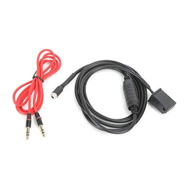Imagem de Cabo adaptador de entrada AUX para carro para cabo de áudio Bluetooth para Z4 E85 X3 E83 X5 E53 E39 E60 E61 E63 E64 fêmea conector de 3,5 mm