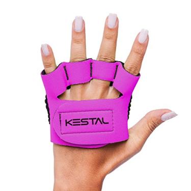 Imagem de Kestal Protetor Mini Palma, luva protetora, protetor palmar musculação, crossfit Pink, P