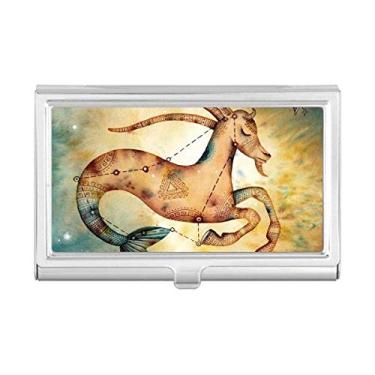 Imagem de Janeiro de dezembro, Capricórnio Constelação Zodíaco Porta-cartões de visita