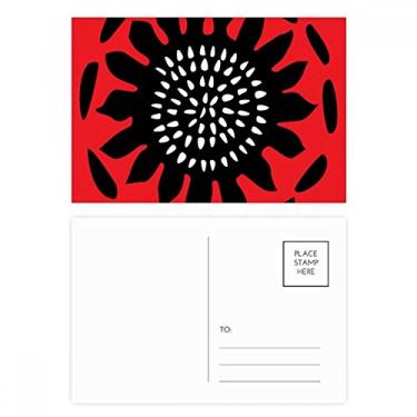 Imagem de Conjunto de cartão postal de aniversário com desenho de girassol Celebrate Mexico Totems