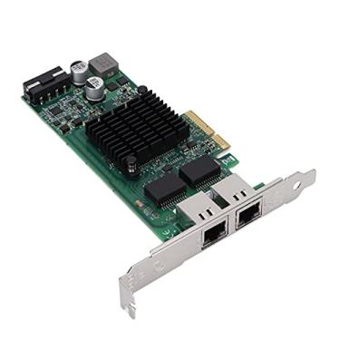 Imagem de Zopsc-1 Adaptador de Placa de Rede Ethernet PCI-Express X4 Adaptador de Rede PCI-E X4 Rj45 10/100/1000Mbps Gigabit Dual Port Electric Port Adaptador de Rede