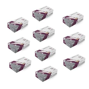 Imagem de Luva Látex Branca C/Pó Kit Com 10 Caixas 1000un (M)
