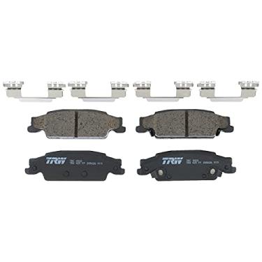 Imagem de TRW Conjunto de pastilhas de freio de disco Pro TRC0922 para Pontiac Grand Prix 2005-2008, traseira e outras aplicações