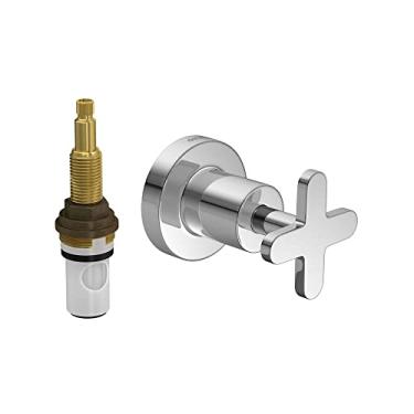 Imagem de Acabamento para Registro de Pressão Até 1" com Mecanismo 1/2 Volta Disco, Deca 4916.C.DSC.PQ, Cromado