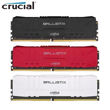Imagem de Crucial Ballistix Desktop Gaming Memória  DIMM sem buffer  Dual Channel  DDR4  2666MHz  3200MHz