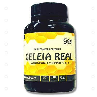 Imagem de Geleia Real e Própolis 500mg Gaia Seven - 60 Cápsulas