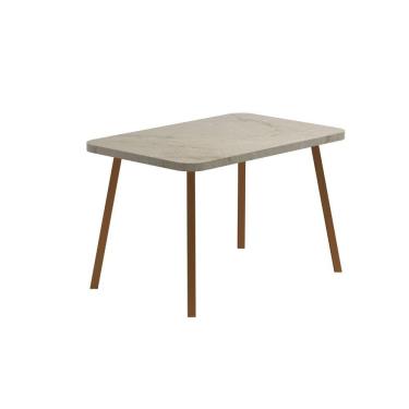 Imagem de Mesa de Jantar 4 Lug Retangular 1,2m Stellar Carraro Pet Ros