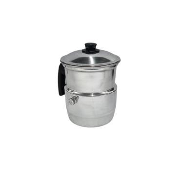 Imagem de Leiteira, Fervedor de Leite com Apito 1,5L em alumínio polido.