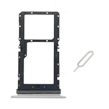 Imagem de UPONEW Para bandeja de cartão SIM Boost Celero 5G - Bandeja de cartão SIM e recipiente de suporte de cartão SIM Micro SD Peça de reposição para Boost Celero 5G