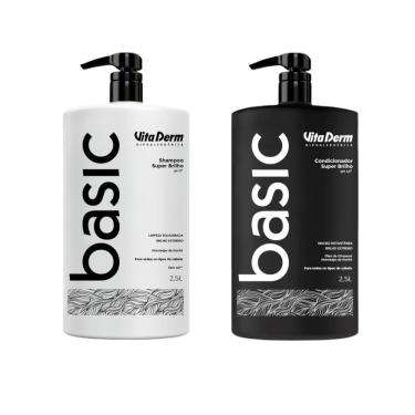 Imagem de Kit Shampoo Condicionador Pro Basic 2,5L Viita Derm