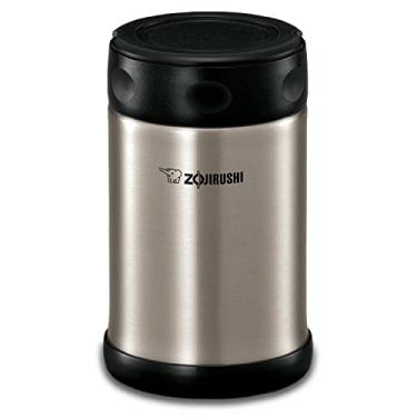 Imagem de Zojirushi Frasco de aço para alimentos, 740 ml, preto/inoxidável