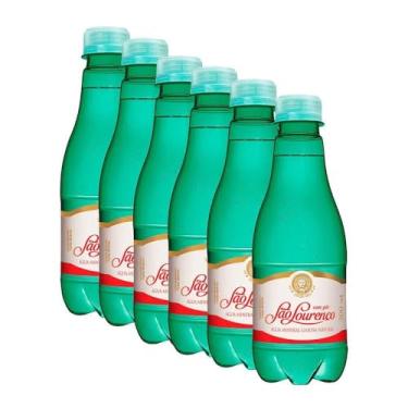 Imagem de Água Mineral com Gás São Lourenço, 300ml, Pacote com 6 Unidades