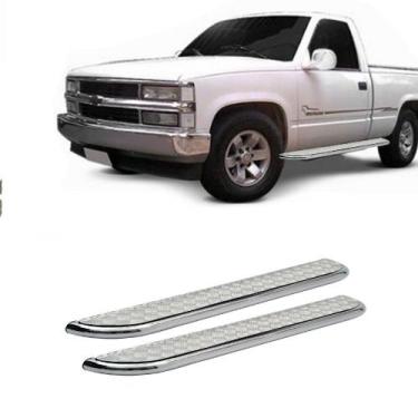 Imagem de Estribo silverado 1997 1998 1999 2000 2001 chapa cromado - SOLAR