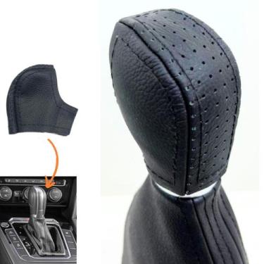 Imagem de Capa Couro Manopla Câmbio Automático Golf 2014 2015 2016 2017 2018 201