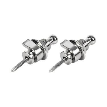 Imagem de M-tamanho Guitarra Baixo Cinta Bloqueio Antiderrapante Metal Final Str