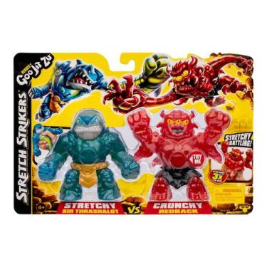 Imagem de 2 Bonecos Elásticos Sir Thrashalot vs Redback - Goo Jit Zu