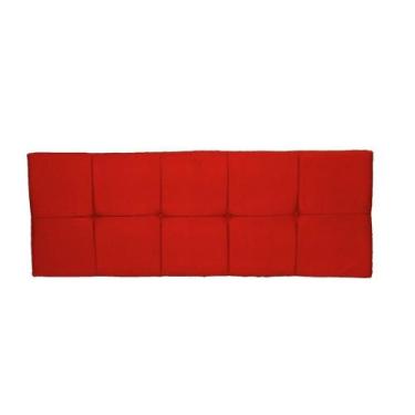 Imagem de Painel Cabeceira De Casal Super King 195cm Para Cama Box Nina Suede Ve