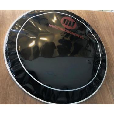 Imagem de Pele 18 pol samba music preta dh-18b - PHX