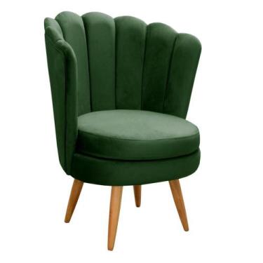 Imagem de Poltrona Decorativa Pétala Flor Girassol Moderna Pé Fixo - Bella Decor