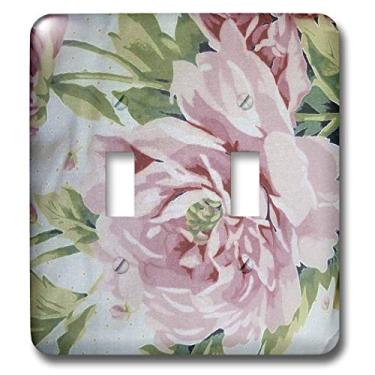 Imagem de 3dRose Interruptor duplo lsp_47872_2 com pintinho despojado rosa Country Rose