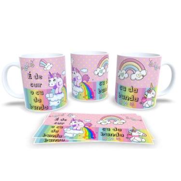 Imagem de Canecas de Porcelana Personalizadas Irônicas - Estampa Sublimada, Cair