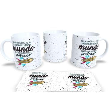 Imagem de Canecas Personalizadas dia dos Professores - Estampa Sublimada, Mod.42