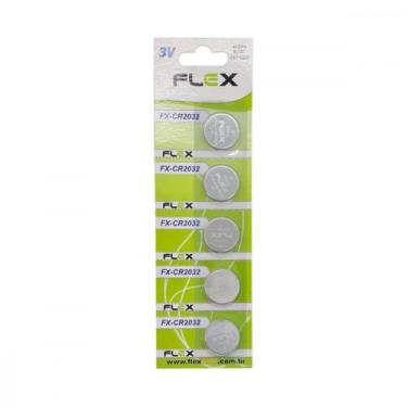 Imagem de Pilha Bateria Flex Botao Cr2032 C/5 - flex xcell