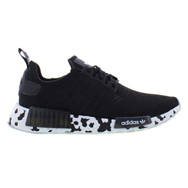 Imagem de adidas Originals Tênis masculino NMD, Midnight Core preto/branco extravagante - preto, 12.5