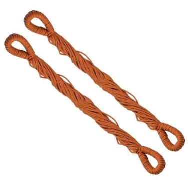 Imagem de Par Extensor Corda Rede Descanso Alongadora Algodão Suporte 58cm  - Ge