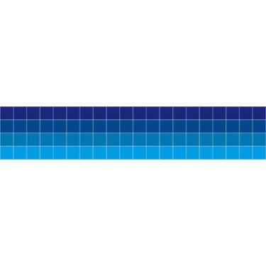 Imagem de Kit 5 Adesivos Vinil Borda de Piscina Azulejo 03 100cm x 20cm - Impéri