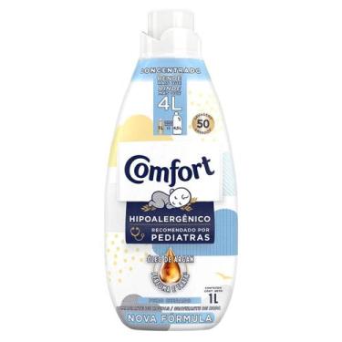 Imagem de Amaciante de Roupa Concentrado Puro Cuidado Comfort Frasco 1l, Óleo de