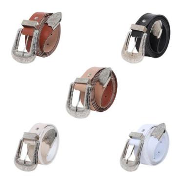 Imagem de Kit Cintos Femininos Country Cowboy Ponteira Prata Pluz Size - Bless A