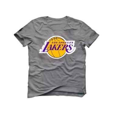 Imagem de Camiseta Basquete LakerNation King James Mamba Bryant Oneal - Loja Whi