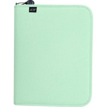 Imagem de Fichário com Zíper Sweet Verde com Estojo e Divisórias - 96 Folhas - A