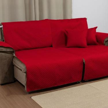 Imagem de PROTETOR IMPERMÉAVEL PARA SOFÁ RETRÁTIL 2 ASSENTOS 2,20m COM 2 ALMOFAD