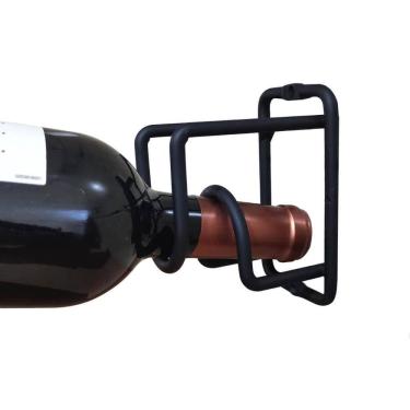 Imagem de Kit 8 Mini Adega Cube para 3 Garrafas de Vinho Parede Espuma