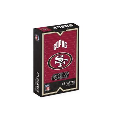 Imagem de Jogo de Cartas Baralho NFL San Francisco 49ERS 55 Cartas Copag - 34589