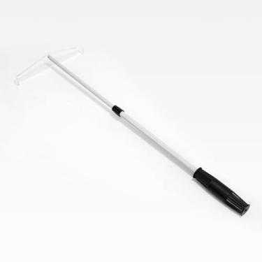 Imagem de JIESITE Ancinho de fichas de pôquer de acrílico para roleta telescópica, Casino Grade Poker Chip Pusher Poker Chip Collector para Blackjack, Texas Hold'em (Branco)